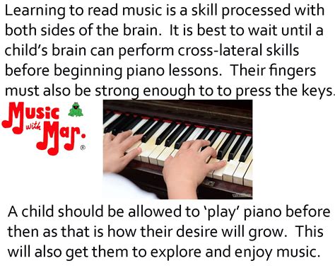 Piano Lessons Brain Facts General Music Piano Lessons Learn To Read