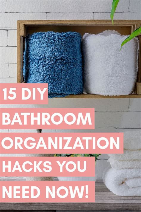 15 Superb Diy Bathroom Organization Hacks You Need Bathroom