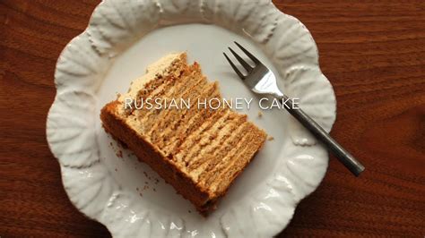 russian honey cake recipe adapted from 20th century cafe in sf youtube