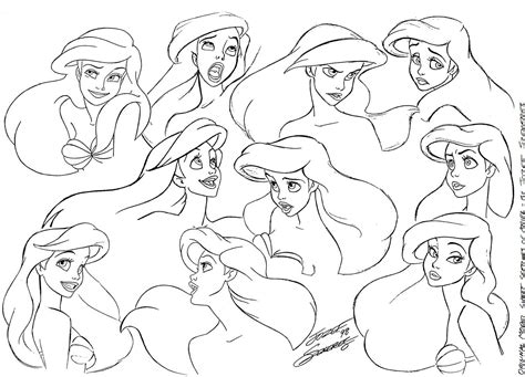 Ariel Character Sheet by Jozef-Szekeres on DeviantArt