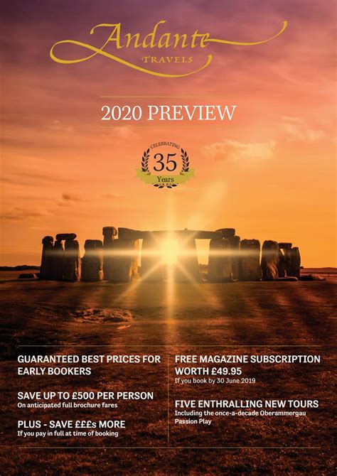 Andante Travels 2020 Preview Brochure UK by Specialist Journeys - Issuu
