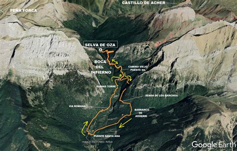 Wikiloc Ruta Boca Del Infierno Camino Viejo Puente Sil Senda De Los