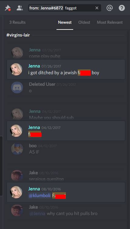 Twitch Partner Jenna S Chat Logs Reveal Racist Homophobic Sexist