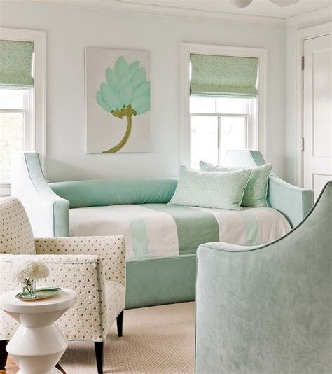 Mint Green Bedroom Cottage Bedroom Eric Roseff Design
