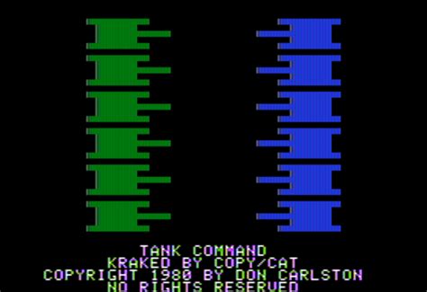 Tank Command 1980 Mobygames