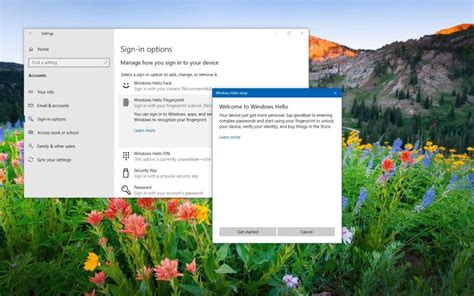 How To Set Up Windows Hello Fingerprint On Windows 10 Pureinfotech