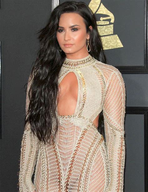 Demi Lovato Pussy Seen At The Th Grammy Awards Scandal Planet