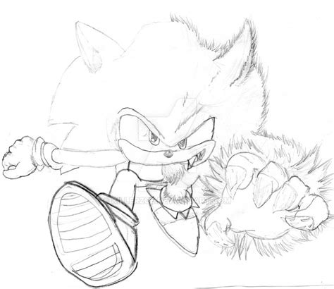 Sonic Unleashed Drawing By Killerzoe On Deviantart