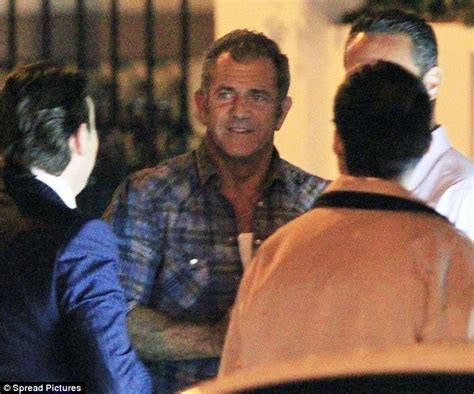 Mel Gibson Enjoys A Night Out With Businessman Carlos Slim Domit Son