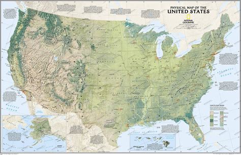 Blank Physical Map Of The United States Map Of The United States
