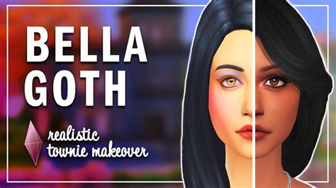 Bella Goth Realistic Townie Makeover Sims 4 Cas The Sims 4