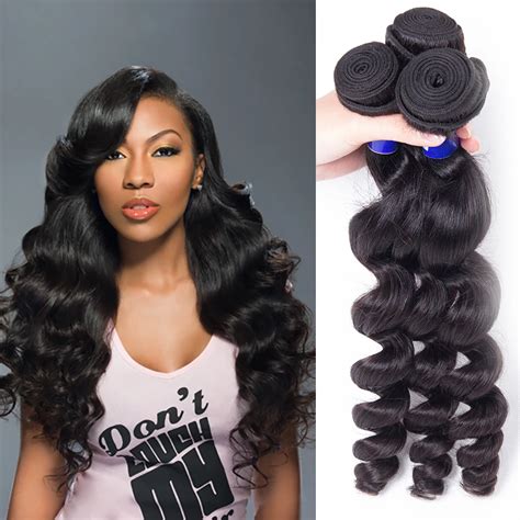 100 unprocess virgin brazilian hair bundles 1pc lot loose wave weave brazilian hair weave