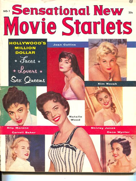 Sensational New Movie Starlets No1 Carroll Baker Rita Moreno Kim Novak 1956 1956 Magazine