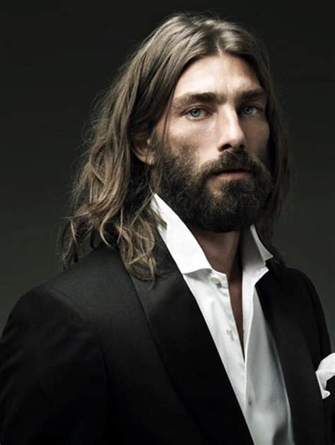 This character and man is the ultimate long haired male. 10 Long Hair and Beard Styles to Look Handsome - Cool Men ...