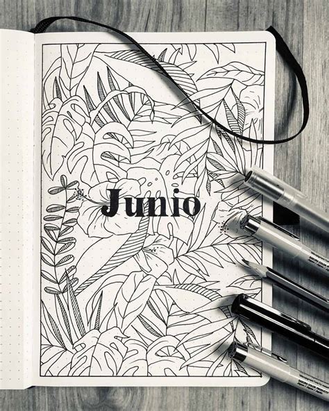 Incredible June Monthly Spreads For Your Bullet Journal My Inner Creative