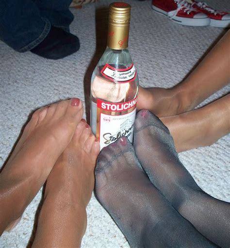 Heels Get Kicked Off For A Stoli Happy Hour Nylons Pantyhose Heels Black Pantyhose The Pretty