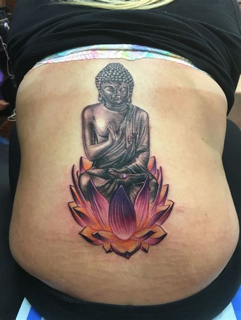 Paintings and art depicts this imagery often. | Lotus tattoo, Tattoos, Buddha