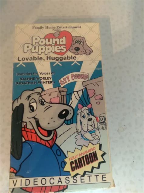 The Lovable Huggable Pound Puppies Vhs Picclick