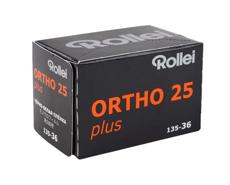 Rollei Ortho 25 Plus 35mm 36 Exposures Black And White Films Film