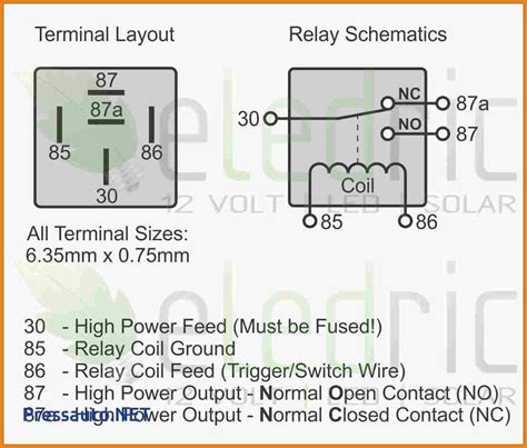 Schematic 5 Pin Micro Relay Wiring Diagram