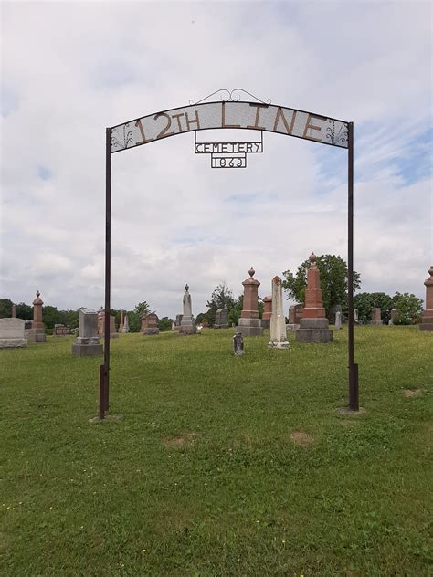 Twelfth Line Cemetery In Rawdon Ontario Find A Grave Begraafplaats