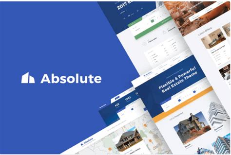 Absolute Real Estate Psd Template Download