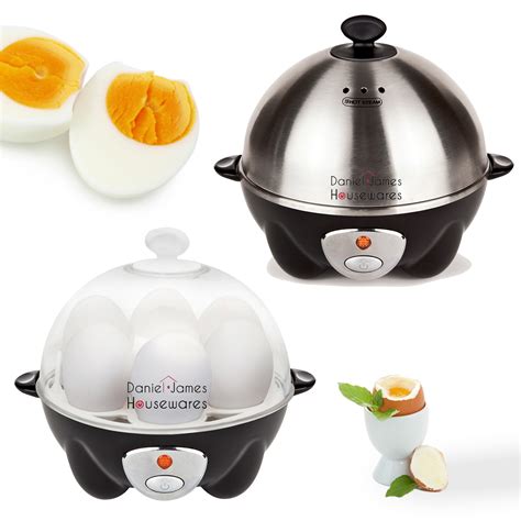 Electric 7 Egg Boiler And Cooker Boils Poaches Steams Or Hard Boiled