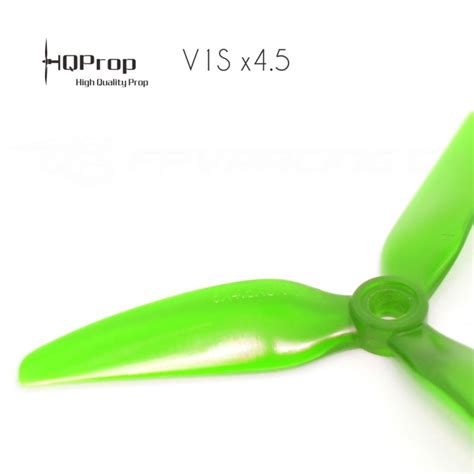 HQProp DP 5x4.5x3 Durable V1S PC Propeller - Light Green (Triblade ...