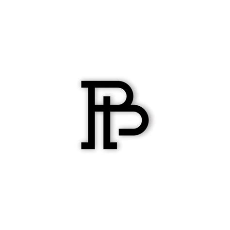 Logo Diseño Letras H Y B Vector Premium