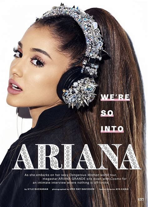 Ariana Grande Cosmopolitan Magazine April 2017 Cover Photoshoot Fashion Gone Rogue