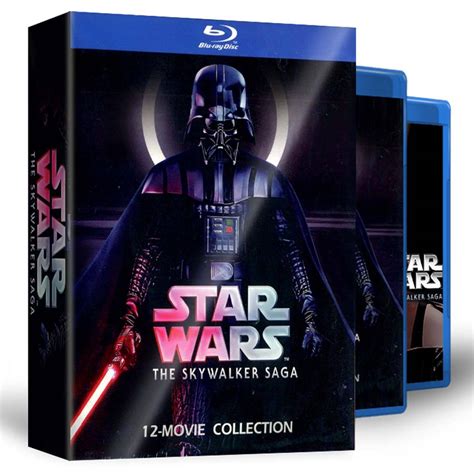 Star Wars Complete Movie Collection Dvd And Blu Ray Box Set Luux Movie