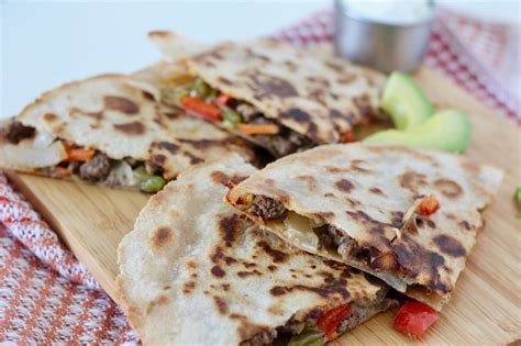 Cheesy Veggie And Ground Beef Quesadillas Milk And Honey Nutrition