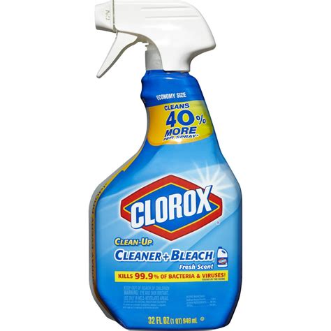 Clorox Clean Up All Purpose Cleaner With Bleach Spray Bottle Fresh