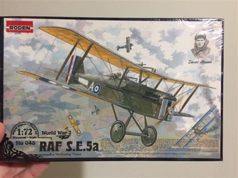 172 Aircraft Scale Model Airplane Kit Roden 045 Ww1 Raf Se 5a Wolseley
