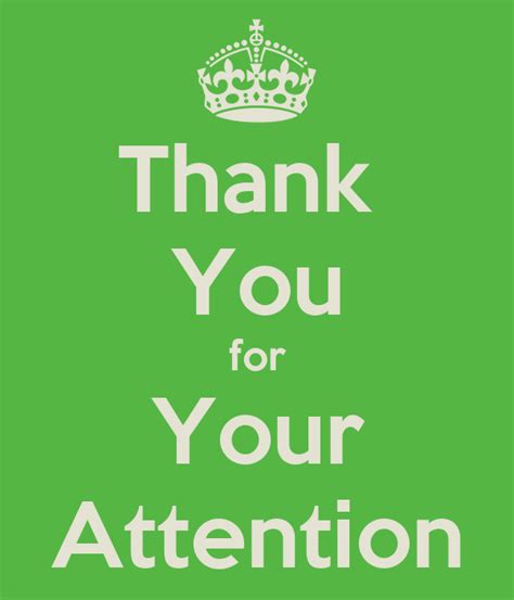 Thank You For Your Attention Poster Charmed185 Keep Calm O Matic