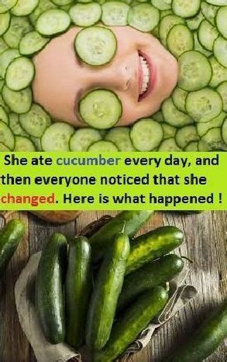 She Ate Cucumber Every Day And Then Everyone Noticed That She Changed