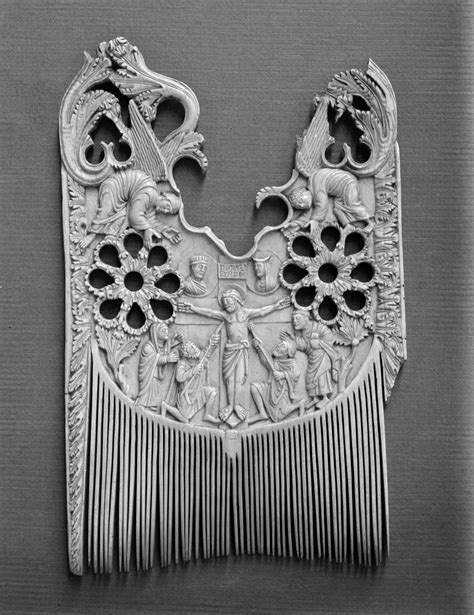 So Called Ivory Comb Of St Heribert 851 900 Metz Height 195 Cm