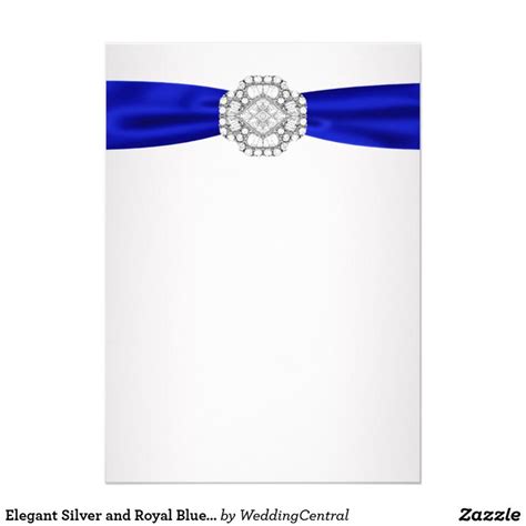 Create Your Own Invitation Royal Blue Wedding