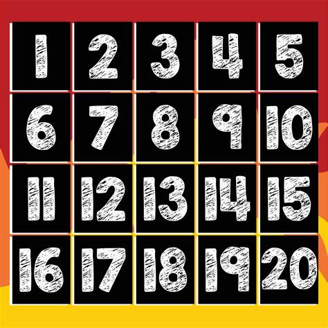 Printable Numbers Free Printables Images And Photos Finder