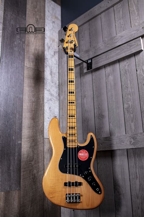 Squier Classic Vibe 70s Jazz Bass Maple Fingerboard Natural Bass