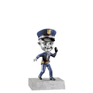 Police Officer Bobblehead - 5.5