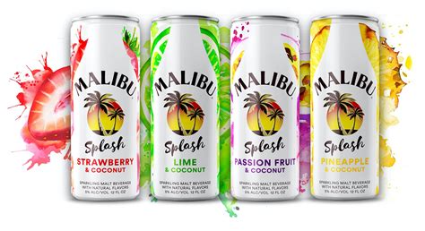 A match made in tropical heaven, malibu lime adds a citrus flavor twist to the wildly popular malibu caribbean rum with coconut liqueur that makes beach . Here's Where To Buy Malibu Splash Canned Cocktails For A ...