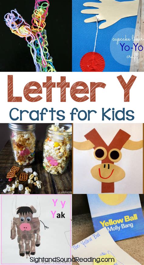 Letter Y Crafts