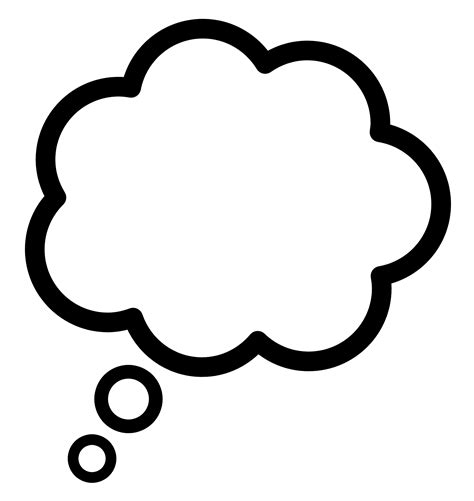 Thinking Thought Bubble Png Hd Quality Png Play