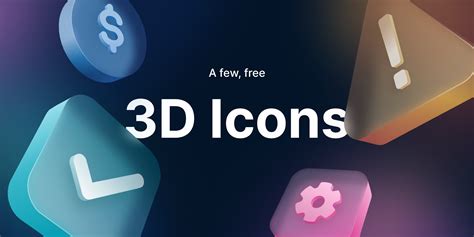 Free 3D Icons Figma Community