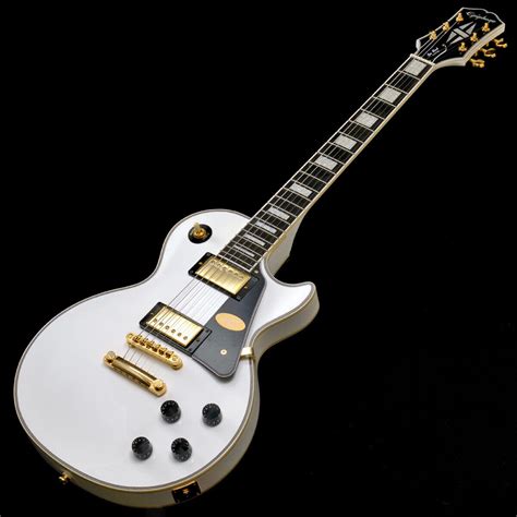 Epiphone Inspired By Gibson Les Paul Custom Alpine White Mn990 St Johns Institute Hua Ming