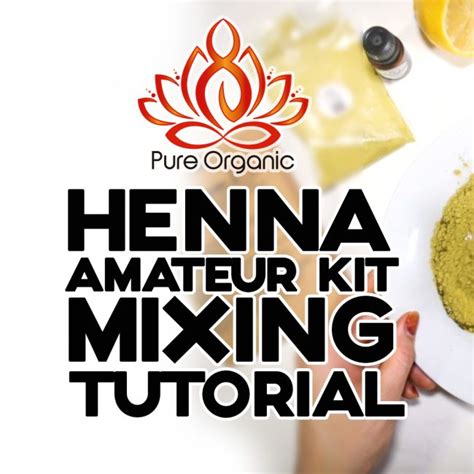Simple Henna Mixing Tutorial Pure Organic Henna And Jagua