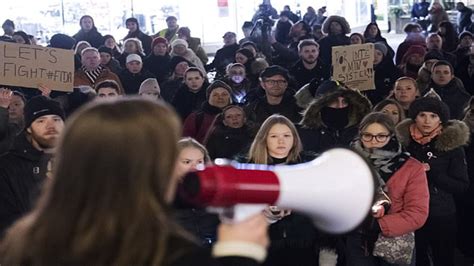 These blonde beauty queens like no others know how important it is to stay among all countries of the world, sweden is the state with the largest percentage of people having. Hundreds Protest in Sweden After Police Told Women to ...