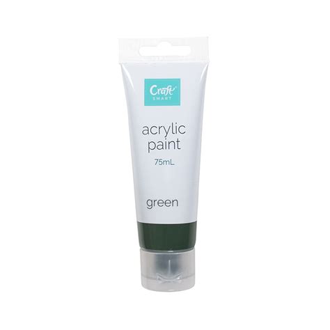 Craftsmart Acrylic Paint 75ml Green Big W