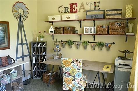 But she found a great way to make the most of it. Craft Room Designs that Inspire